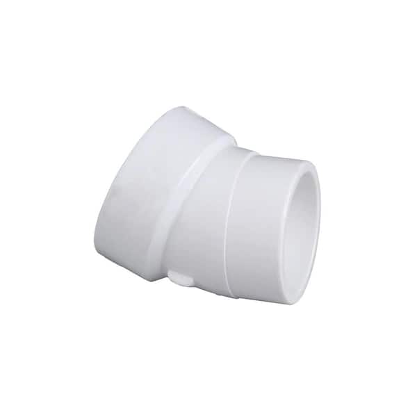 VPC 3 in. PVC DWV 22-1/2-Degree Hub x SPG Street Elbow Fitting
