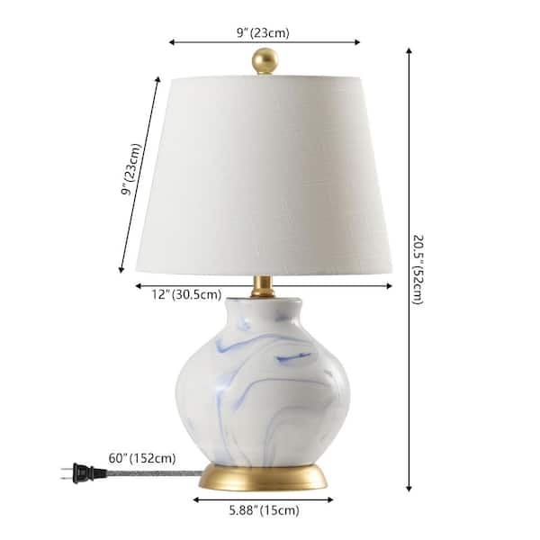 Marble effect lamp hotsell