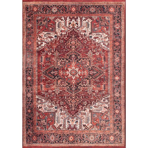 nuLOOM Shantelle Transitional Brick 9 ft. x 12 ft. Area Rug