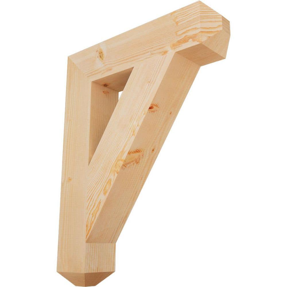 5.5 in. x 36 in. x 28 in. Douglas Fir Traditional Craftsman Smooth Bracket price history on PriceWatchPro