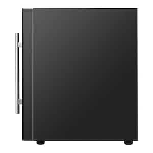25 in. Countertop Single Temperature Zone Beverage Refrigerator 40-Cans Touch Control 110V in Black