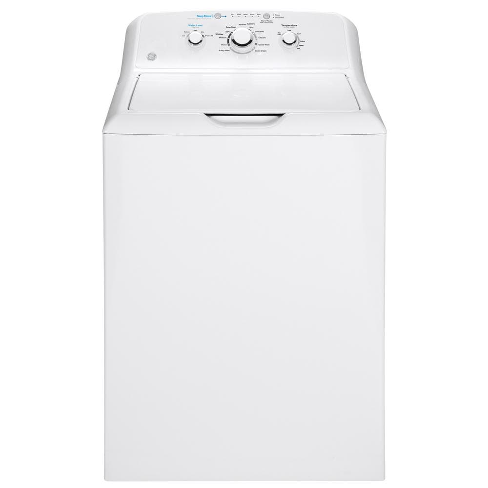 4.0 cu. ft. Top Load Washer in White with Stainless Steel Basket and Water Level Control