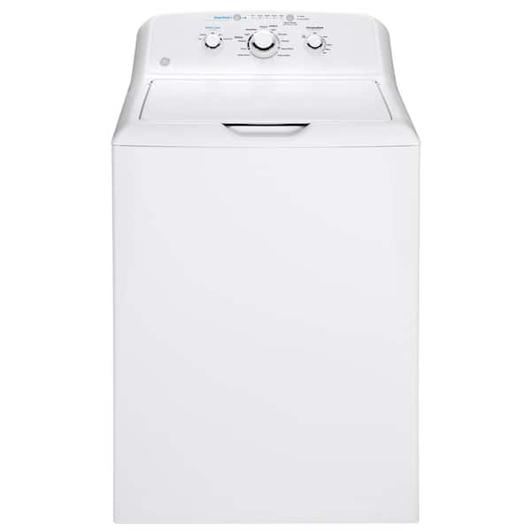 GE 4.0 cu. ft. Top Load Washer in White with Dual Action Agitator and Water Level Control