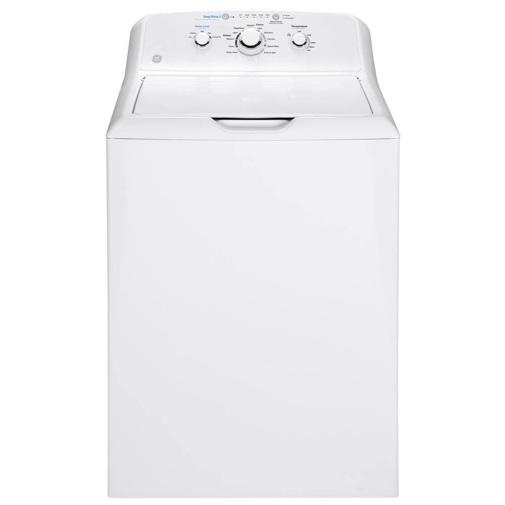 4.0 cu. ft. Top Load Washer in White with Stainless Steel Basket and Water Level Control