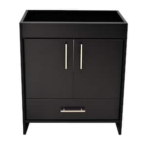 Rio 30 in. W x 19 in. D 34 in. H Bath Vanity Cabinet without Top in Black