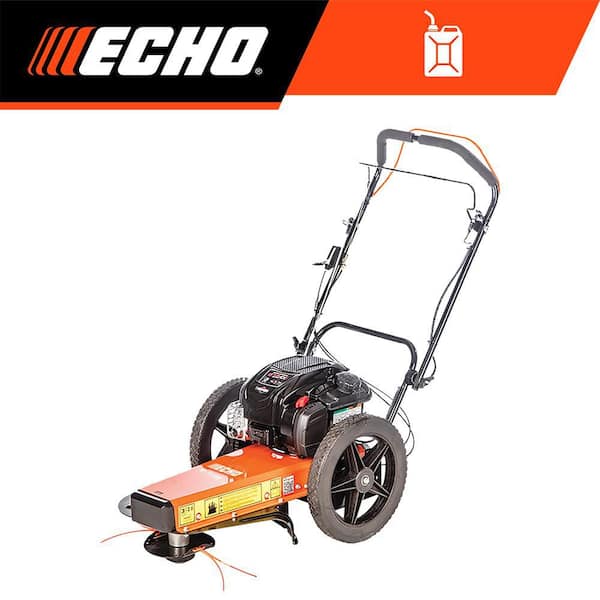 24 in. 163 cc Briggs and Stratton Gas 4-Stroke Walk Behind 3 Speed Self-Propelled Wheeled String Trimmer Field Mower