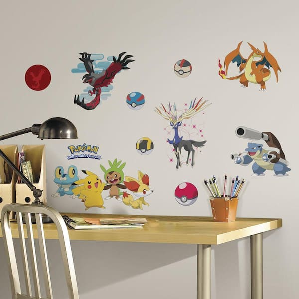 RoomMates 5 in. x 11.5 in. Pokemon XY Peel and Stick Wall Decal