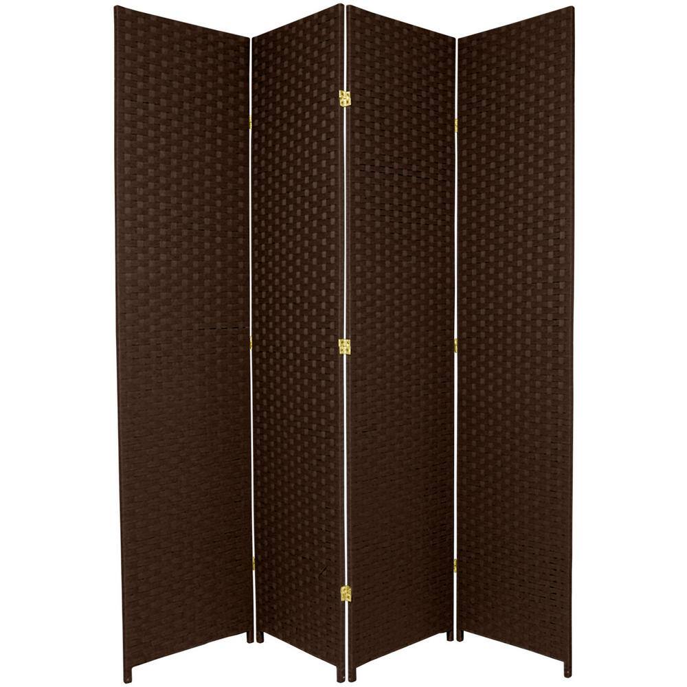 Oriental Furniture Woven Fiber Room Divider