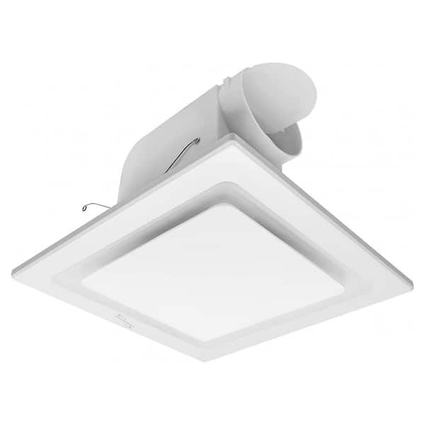 Bathroom Ceiling Mount Exhaust Ventilation Fan Quiet Extractor 141 CFM 1.2 Sones for Shower Home Office Flat Plate