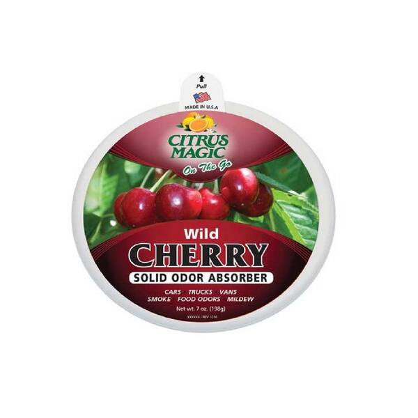Citrus Magic 7 oz. On The Go Solid Odor Absorber Wild Cherry (Pack of 3)