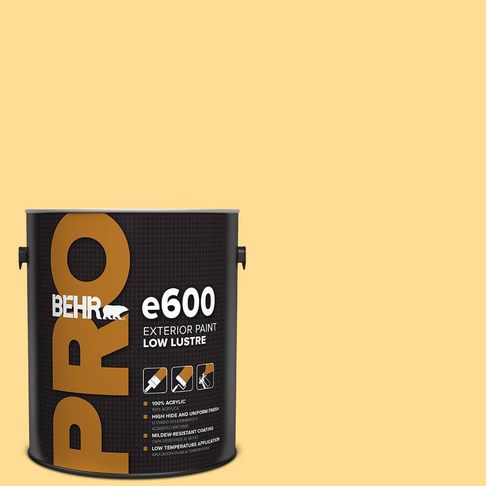1 gal. #320B-4 Lemon Pound Cake Low Luster Exterior Paint price history on PriceWatchPro