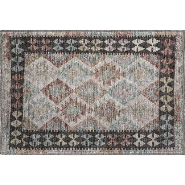 Mayfield Premium Machine Washable Abstract AMF1915 Taupe 2 ft. x 3 ft. Accent Rug