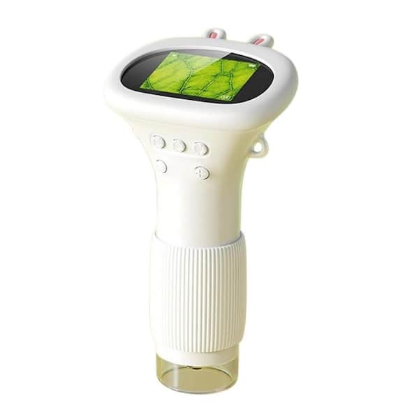 Portable Pocket Microscope 1000X Photo and Video Digital Little Scientist Microscope for Kids White