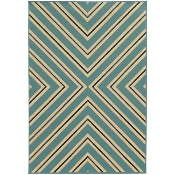 Home Decorators Collection El Matador Aegean 8 ft. x 11 ft. Area Rug