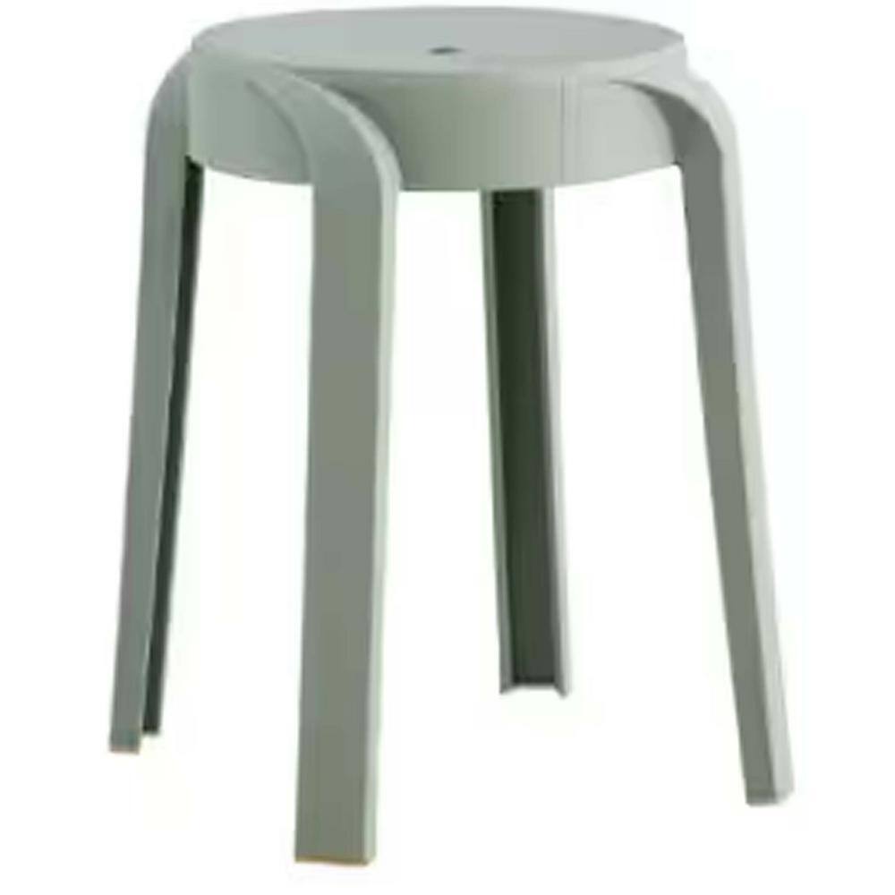 Stackable Plastic Outdoor Bar Stool, Flexible Seating Decorative Stools Cha