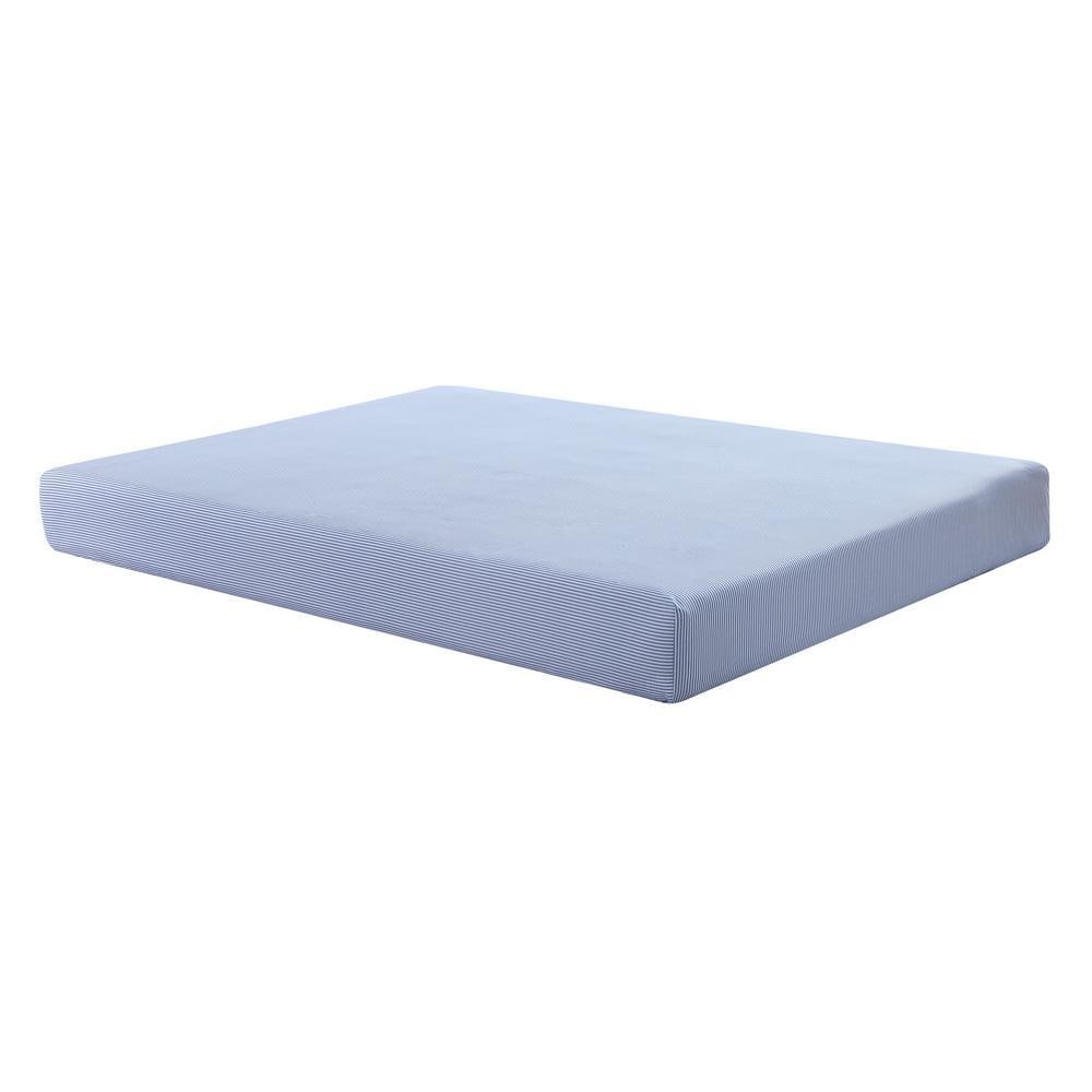 Poppy & Fritz Oxford Stripe Blue Cotton Twin XL Fitted Sheet
