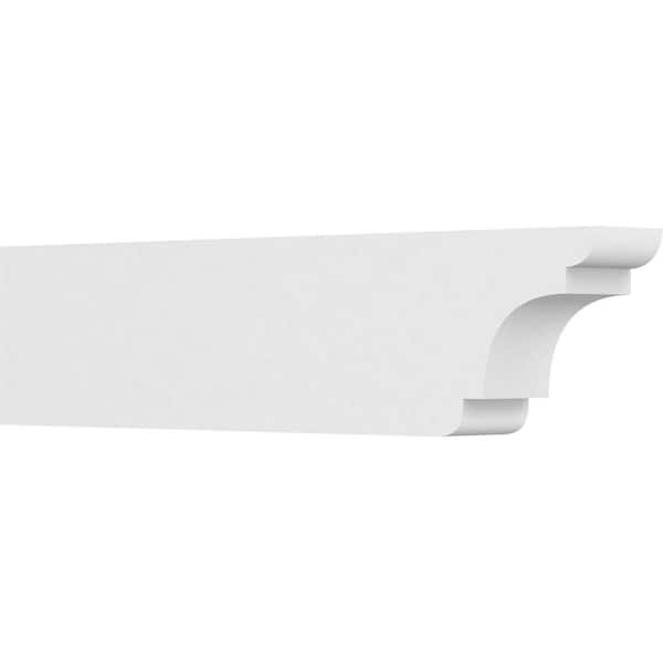 Ekena Millwork 5 in. x 10 in. x 42 in. Standard New Brighton Architectural Grade PVC Rafter Tail Brace