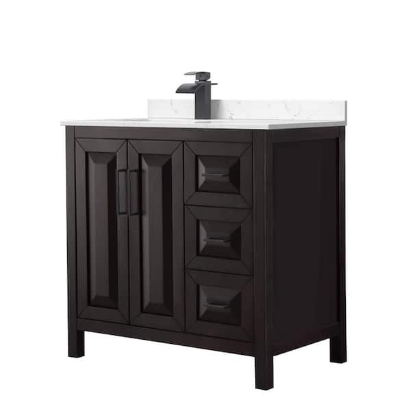 Wyndham Collection Daria 36-in Dark Espresso Bathroom Vanity Cabinet Wyndham Collection Daria 36-in Dark Espresso Bathroom Vanity Cabinet