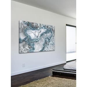 24 in. H x 36 in. W "Icy Layers" by Marmont Hill Printed Canvas Wall Art