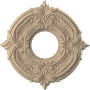 10 in. O.D. x 3-1/2 in. I.D. x 3/4 in. P Attica Thermoformed PVC Ceiling Medallion in UltraCover Satin Smokey Beige