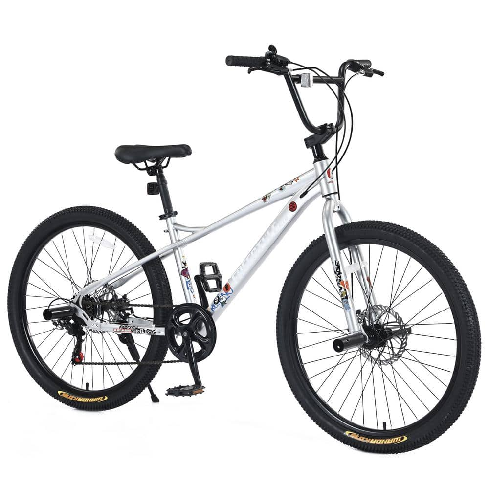 Freestyle Kids Bike Double Disc Brakes 26 in. Children's Bicycle for Boys Girls Age 12 Plus Years -  Siavonce, W1019124187