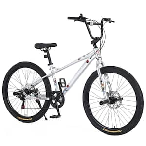 Freestyle Kids Bike Double Disc Brakes 26 in. Children's Bicycle for Boys Girls Age 12 Plus Years