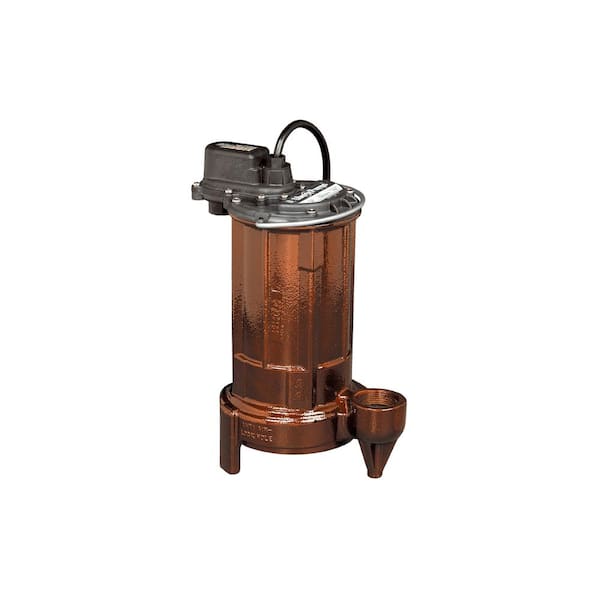 Liberty Pumps 1/2 in. HP Manual Submersible Effluent Sump Pump