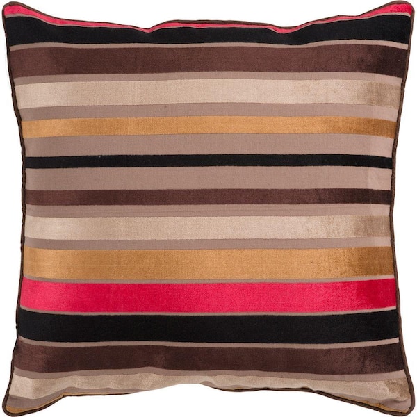 Artistic Weavers StripesC1 18 in. x 18 in. Decorative Pillow-DISCONTINUED