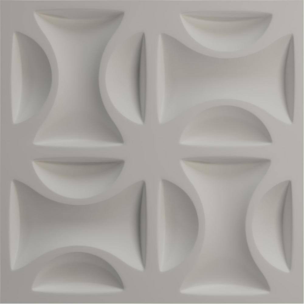 UltraCover Satin Blossom White 3D Textured PVC Wall Panel