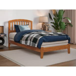 Richmond Light Toffee Natural Bronze Solid Wood Frame Twin XL Foundation Panel Bed