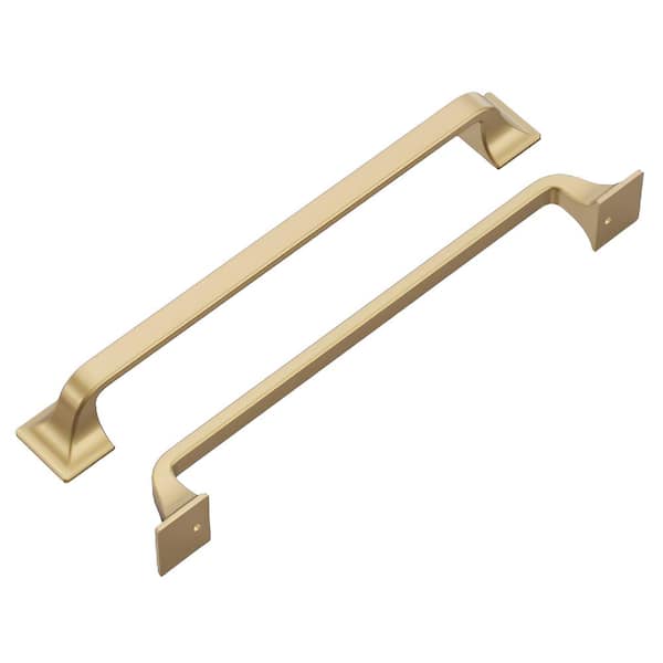 HICKORY HARDWARE Forge Collection Pull 7-9/16 in. (192 mm) Center to Center Champagne Bronze Finish Classic Zinc Bar Pull (1-Pack)