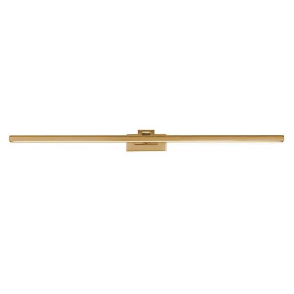 Reed 42 in. Aged Brass LED Adjustable Picture Light, 3000K