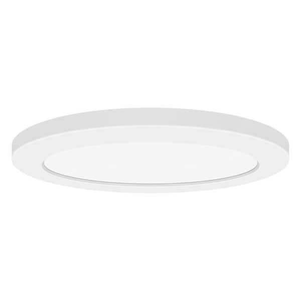 Access Lighting Slim 0.5 in. 1-Light White Integrated LED Flush Mount