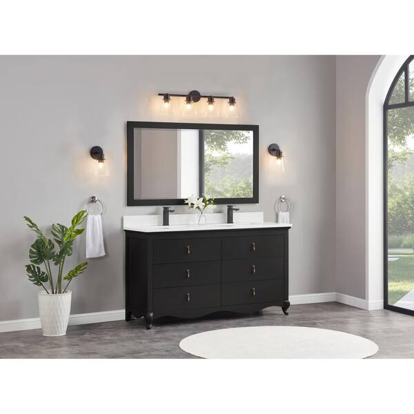 Legion Furniture WS2512-60-TB 60 in. Double Sink Sink Vanity