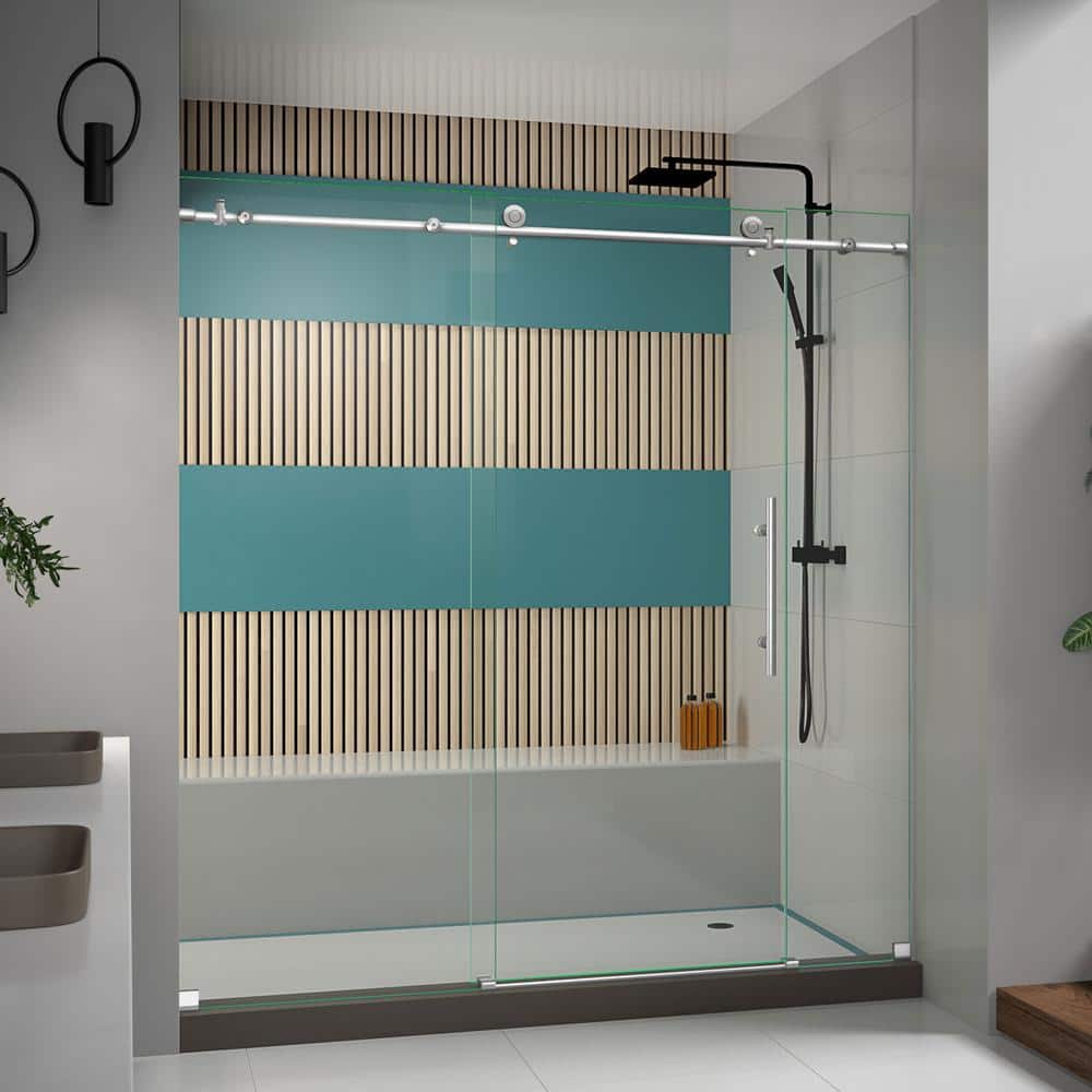 Enigma-X Frameless 72" Clear Glass Sliding Shower Door