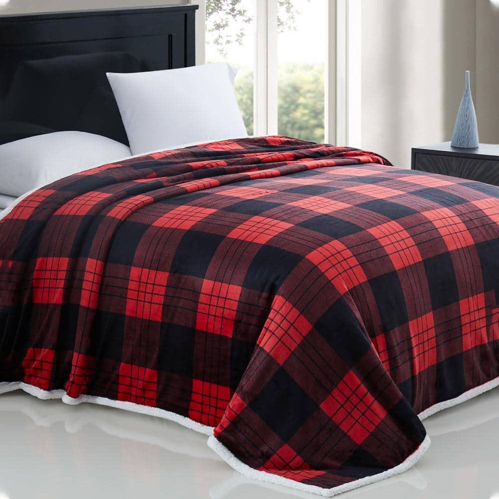 Easy Care Red Heart,Home Flannel Blanket Throw Blanket for Bed All Season Bed Blanket Lightweight 