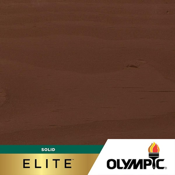 Olympic Elite 1 gal. Russet SC-1069 Solid Advanced Exterior Stain and Sealant in One