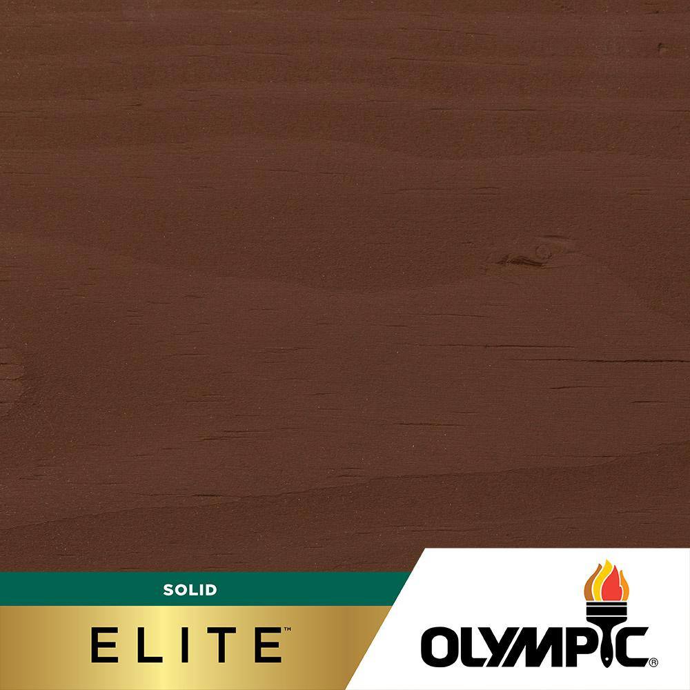 Olympic Elite 8 Oz Russet SC 1069 Solid Advanced Exterior Stain And olympic-elite-8-oz-russet-sc-1069-solid-advanced-exterior-stain-and
