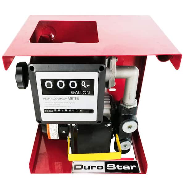 DuroStar DSTP20 12-Volt 20 GPM Fuel Transfer Pump - Heavy Duty Cast Iron  Construction