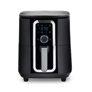 7 Qt. Ceramic Family-Size Air Fryer with Accessories and Full Color Recipe Book