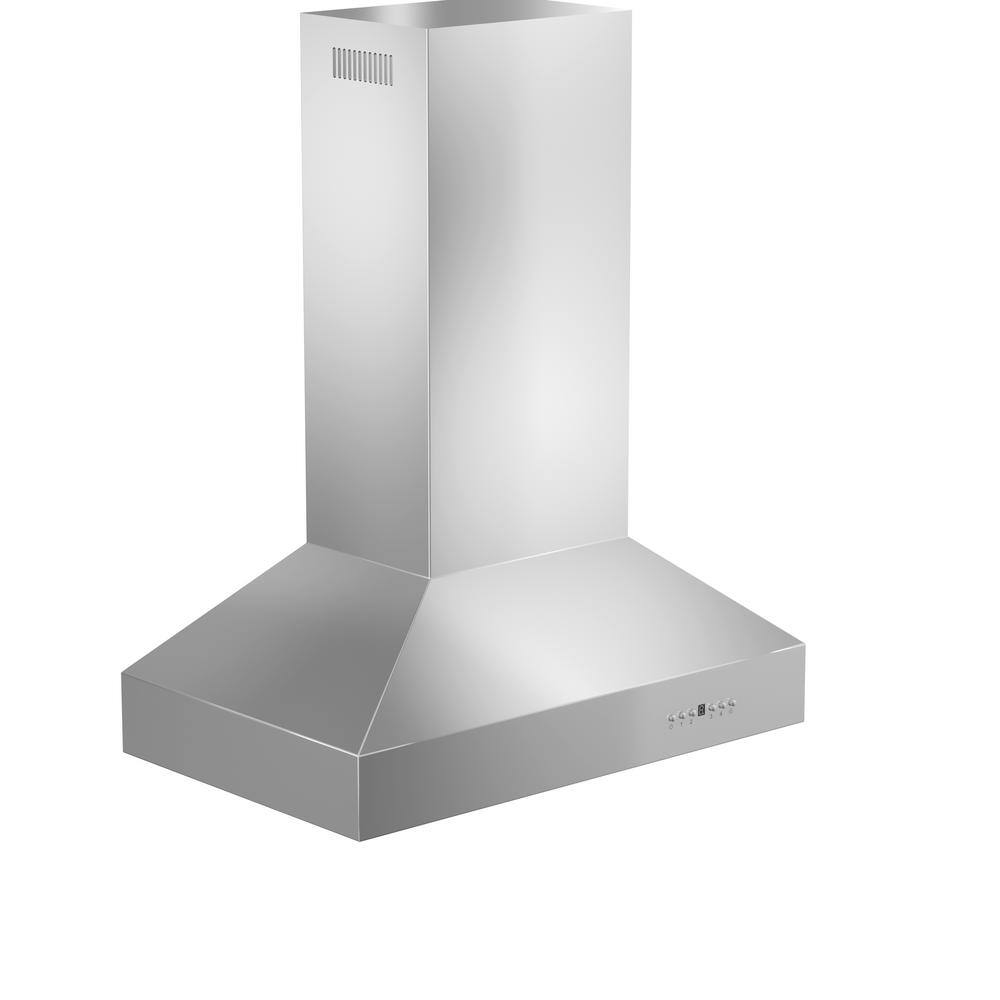 36" Stainless Steel Island Range Hood with LED Lighting