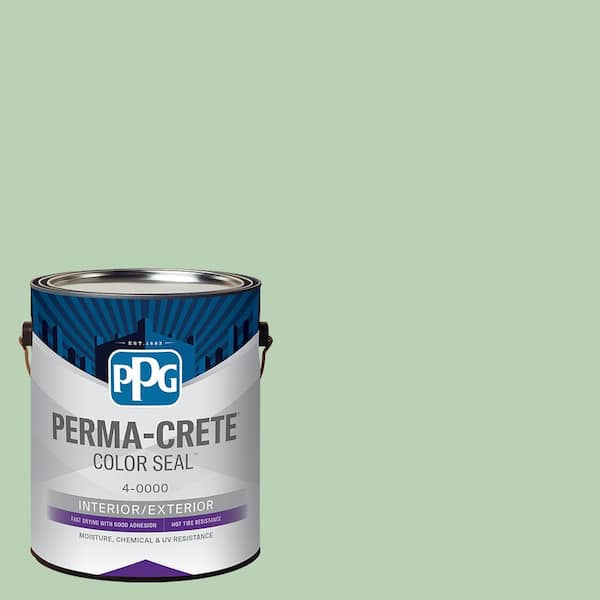 Perma-Crete Color Seal 1 gal. PPG1130-4 Lime Taffy Satin Interior/Exterior Concrete Stain
