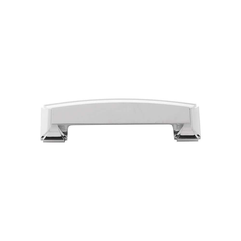 Bridges 3 in., 3-3/4 in. and 5-1/16 in.(76mm, 96mm, 128mm) Center to Center Polished Chrome Cabinet Cup Pull (5-Pack) price history on PriceWatchPro