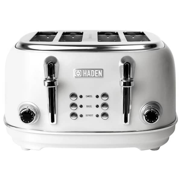 Moulinex Perfect Toast AH1 Extra Long Double Slot Toaster White Vintage