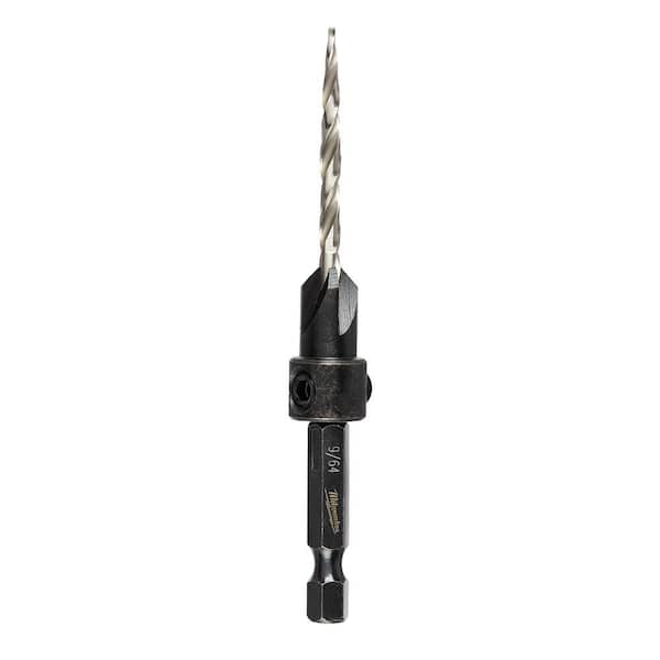 Milwaukee #6 Countersink 9/64 in. Wood Drill Bit 48-13-5000 - The