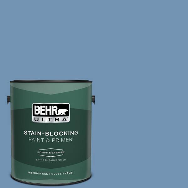 BEHR ULTRA 1 gal. #T13-5 Belladonna Extra Durable Semi-Gloss Enamel Interior Paint & Primer