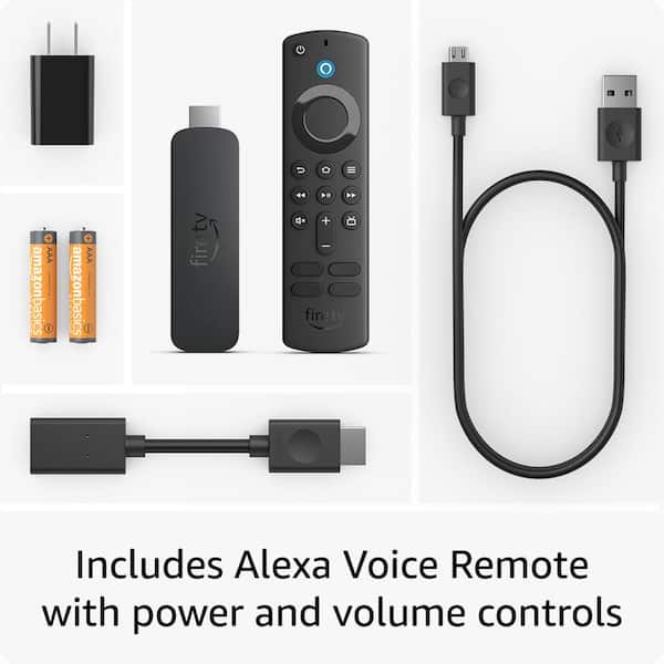Fire TV Stick 4K (2nd Gen) Streaming Device with Wi-Fi 6 Support,  Dolby Vision/Atmos, and Alexa Voice Remote B0BP9MDCQZ - The Home Depot