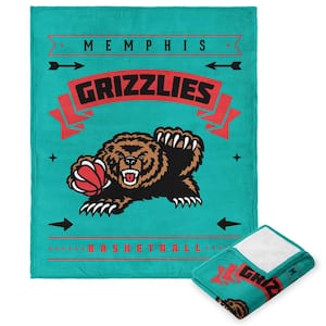 NBA Hardwood Classic Grizzlies Multicolor Polyester Silk Touch Throw Blanket