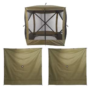 Green Quick-Set Traveler Outdoor Screen Shelter with Wind Panels (2-Pack)