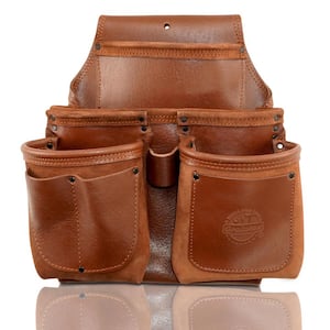 8-Pocket Framers Professional Tool Pouch with Ambassador Series Top Grain Leather